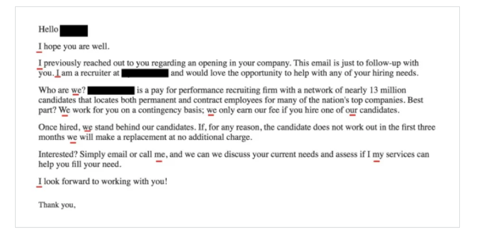 Detail Cold Email Template Nomer 24
