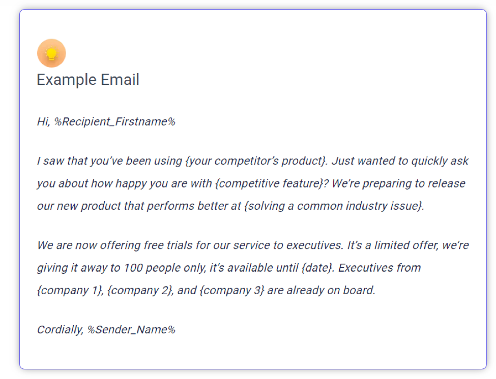 Detail Cold Email Template Nomer 32