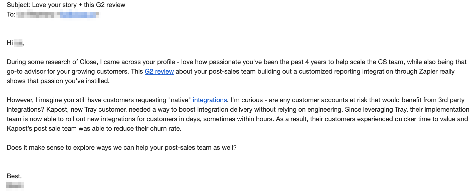 Detail Cold Email Template Nomer 5