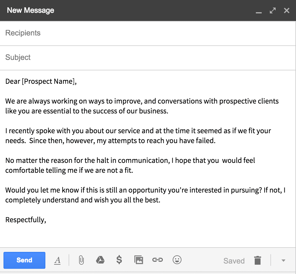 Detail Cold Email Template Nomer 45