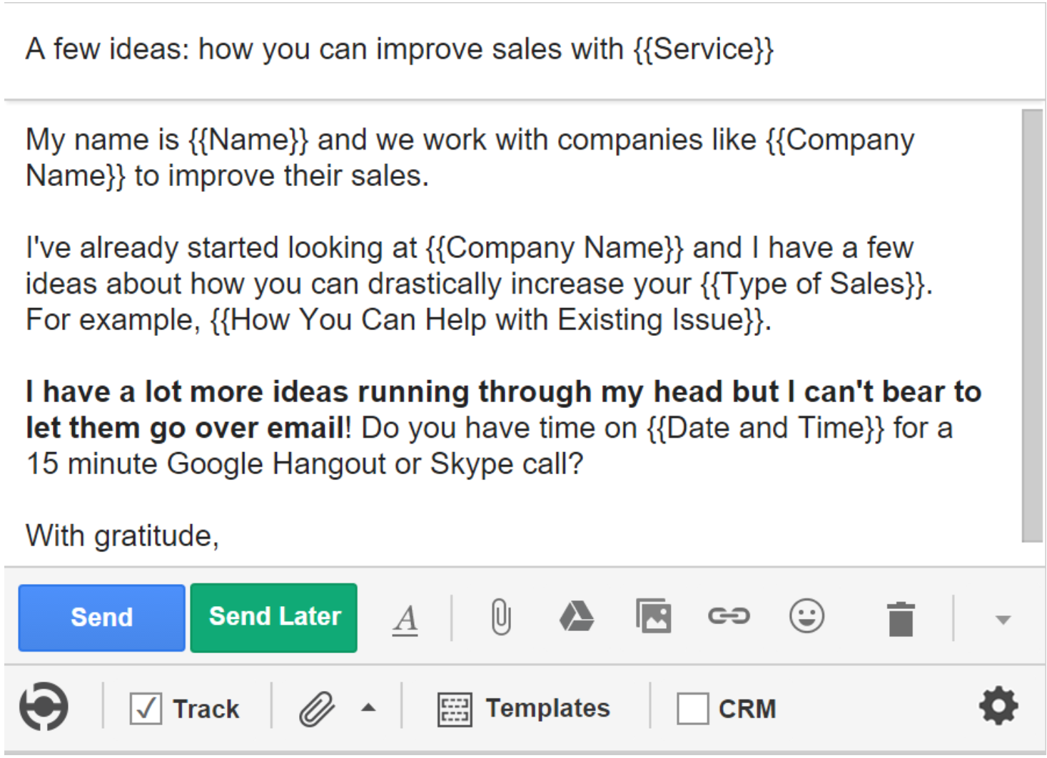 Detail Cold Email Template Nomer 47