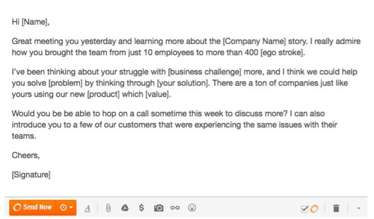 Detail Cold Email Template For Business Nomer 23