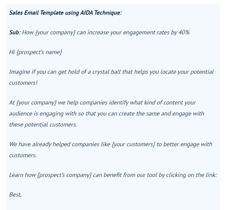 Detail Cold Sales Email Template Nomer 5