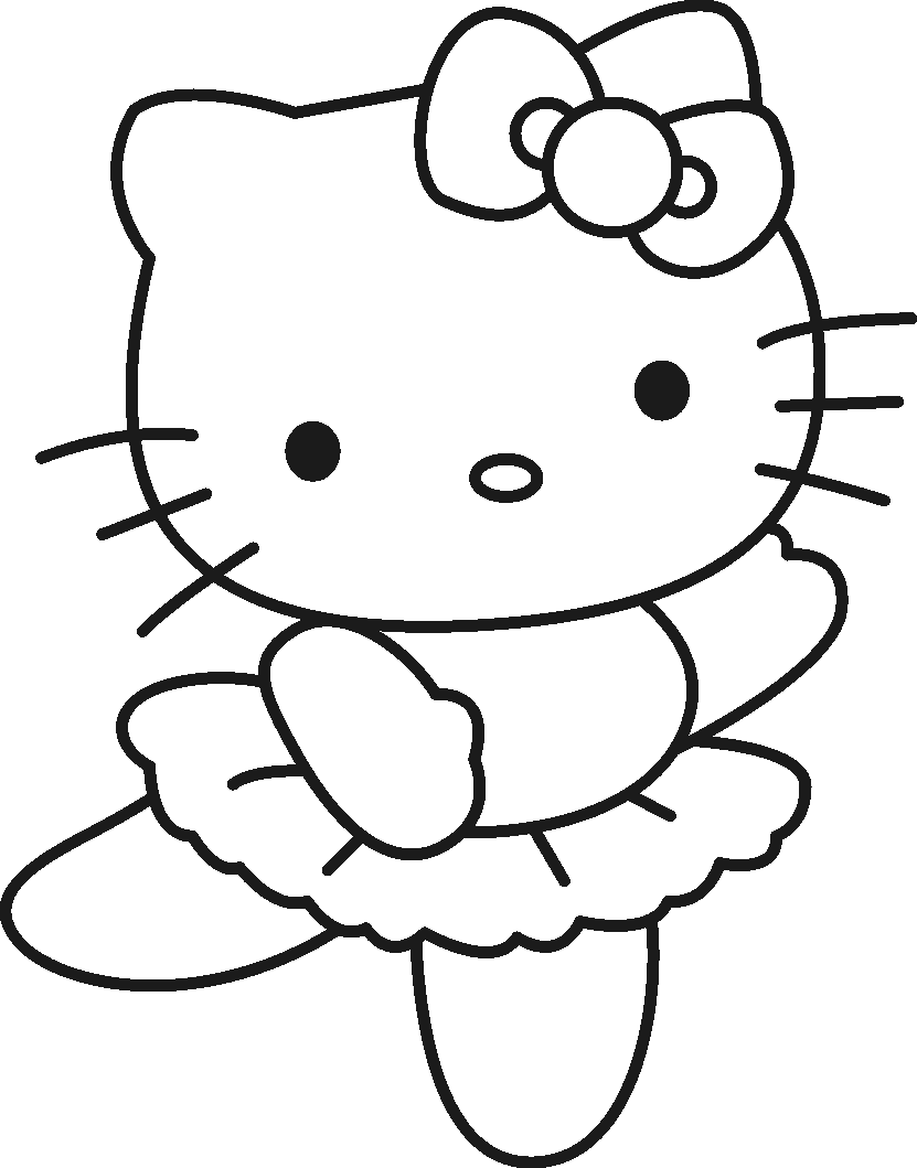 Detail Coloring Pages Hello Kitty And Friends Nomer 29