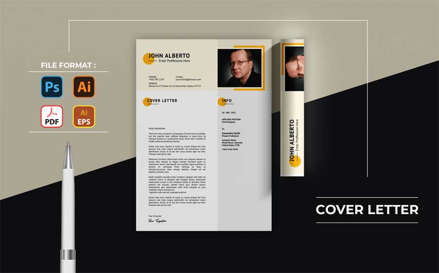 Detail Colourful Cv Template Free Nomer 32