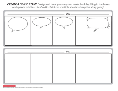 Detail Comic Strip Template Nomer 43