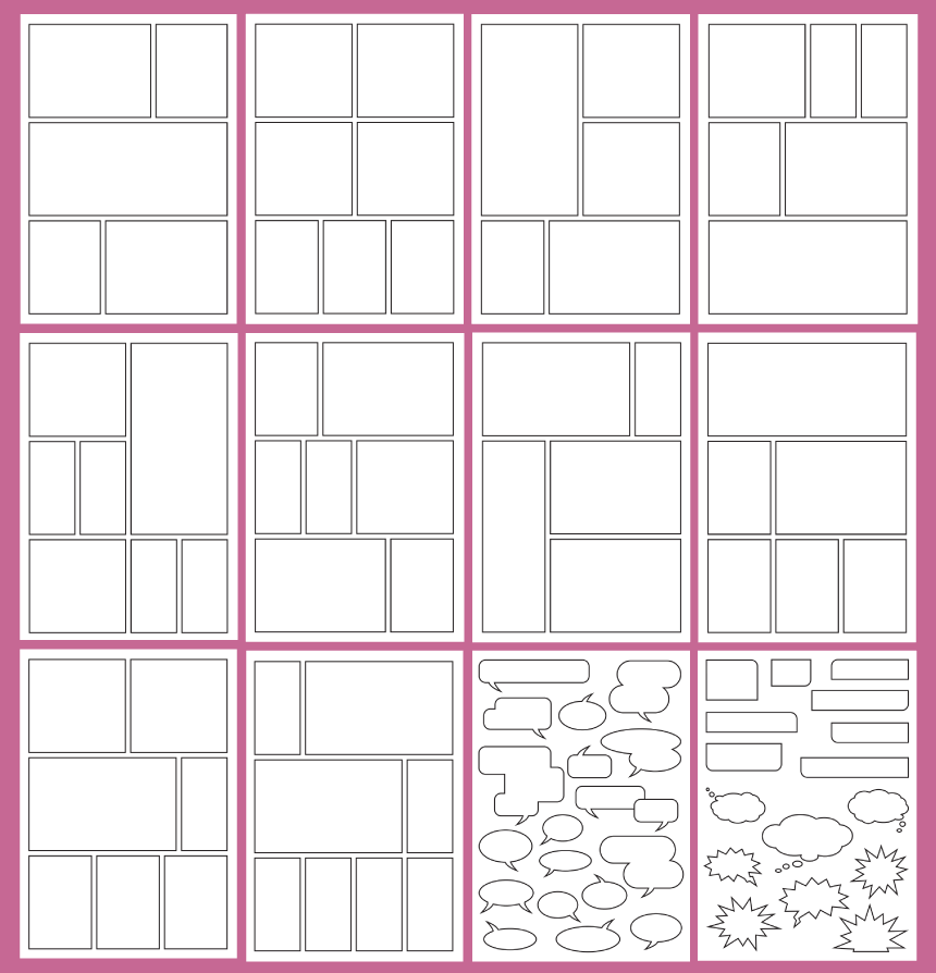 Detail Comic Strip Template Nomer 49