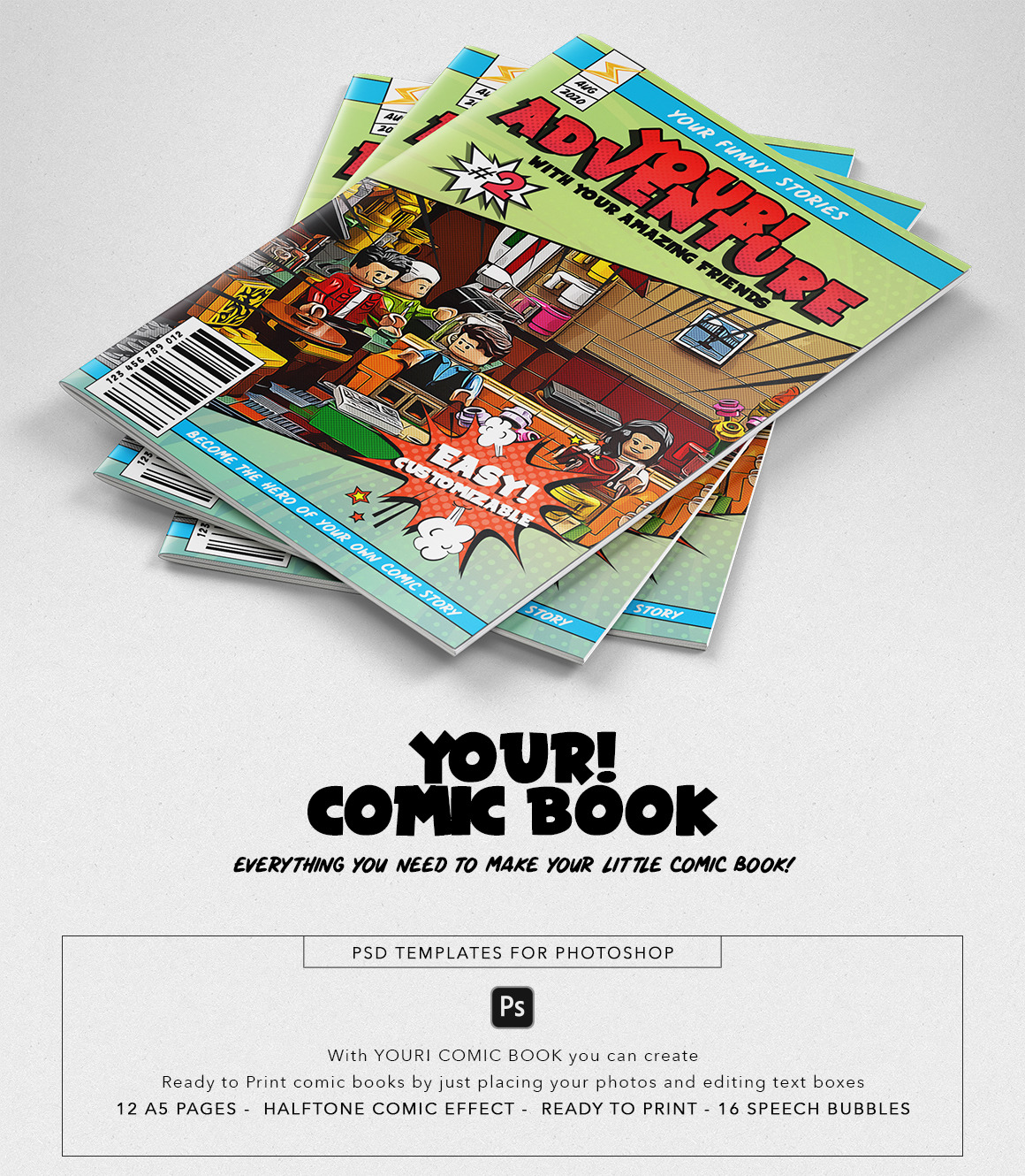 Detail Comic Template Photoshop Nomer 48