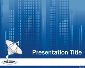 Detail Communication Powerpoint Template Free Download Nomer 14