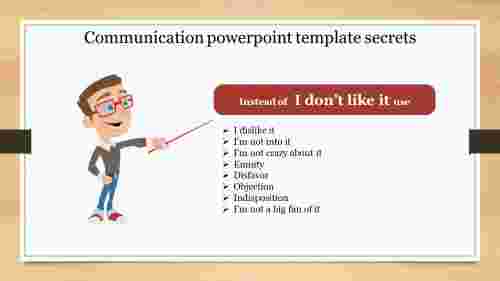 Detail Communication Powerpoint Template Free Download Nomer 16