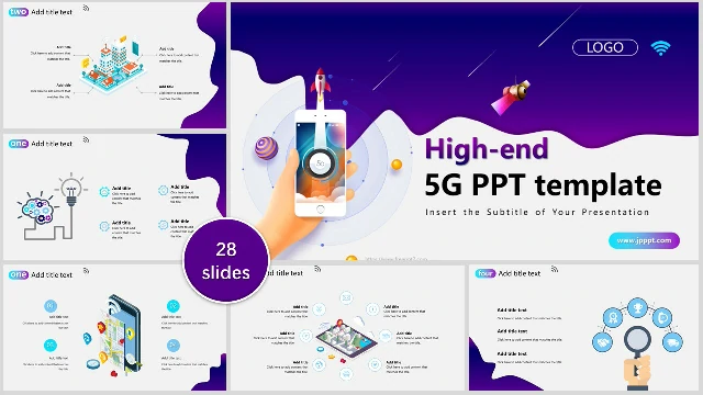 Detail Communication Powerpoint Template Free Download Nomer 21