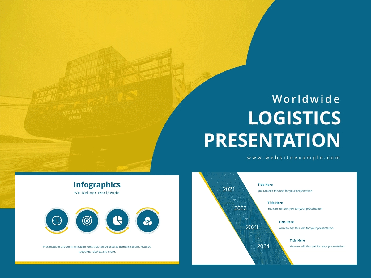 Detail Communication Powerpoint Template Free Download Nomer 45