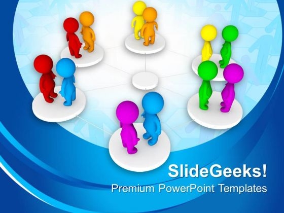 Detail Communication Powerpoint Template Free Download Nomer 46