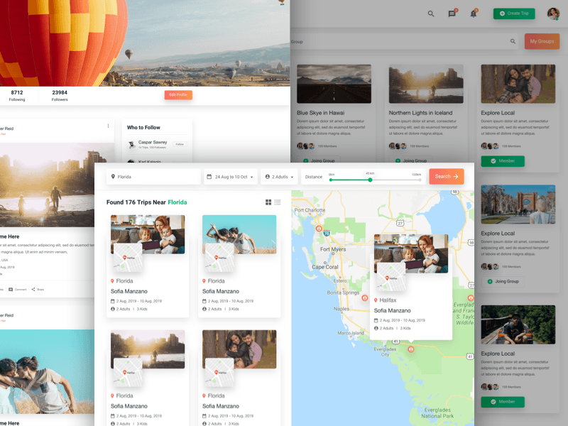 Detail Community Web Template Nomer 12