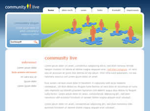 Detail Community Web Template Nomer 16