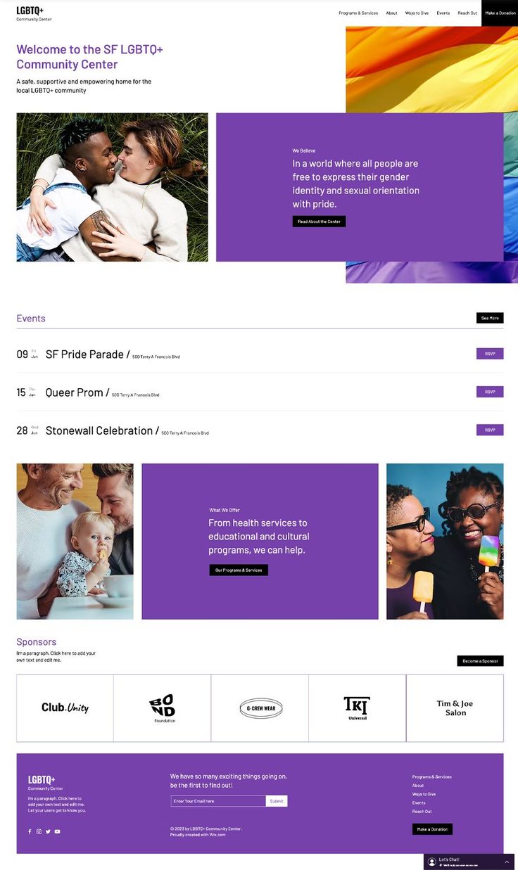 Detail Community Web Template Nomer 37