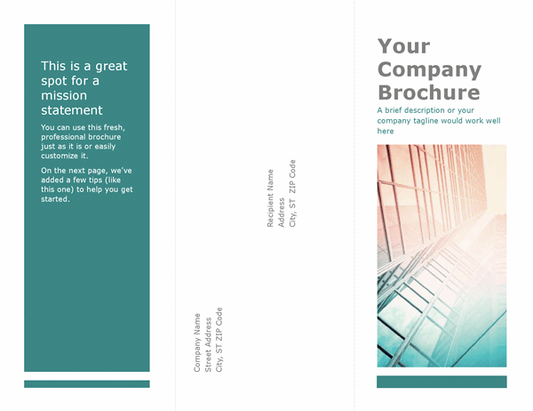 Detail Company Brochure Template Word Nomer 16