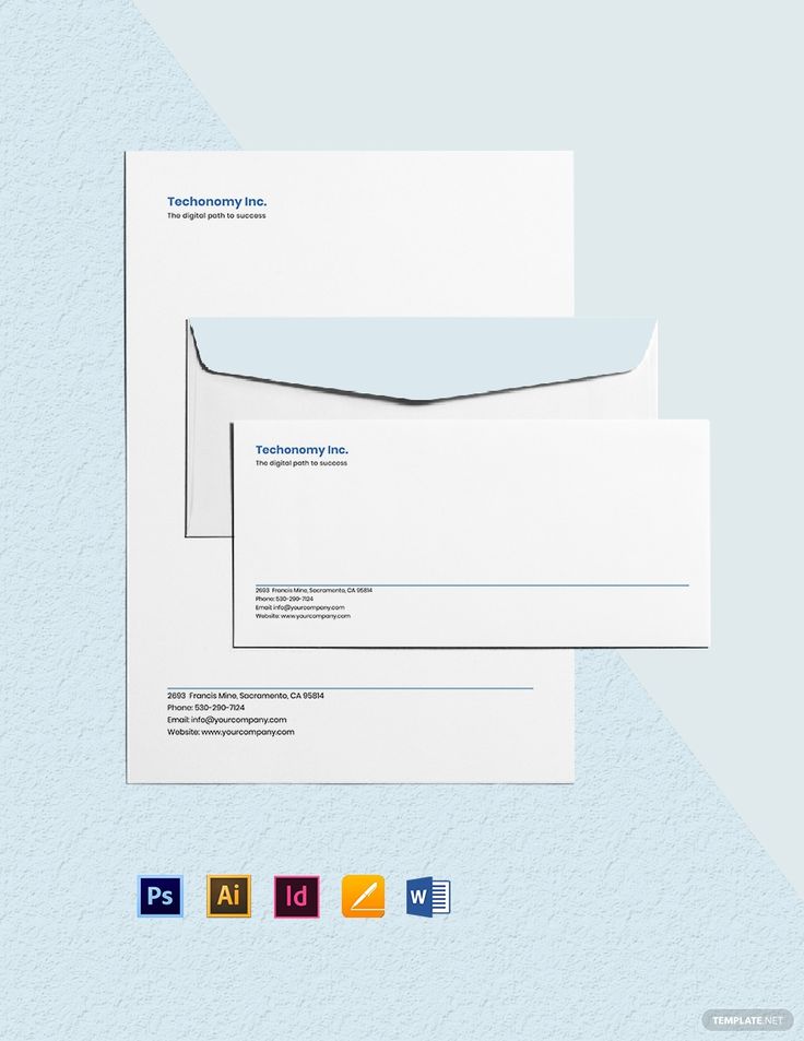 Detail Company Envelope Template Nomer 24