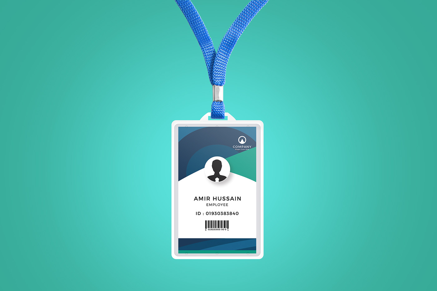 Detail Company Id Card Template Psd Free Download Nomer 34