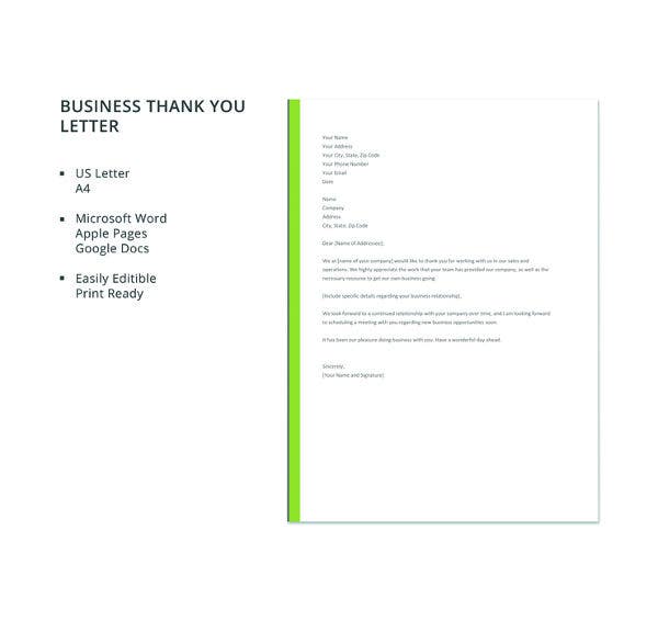 Detail Company Letter Template Nomer 26