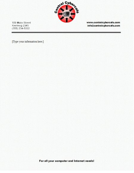 Detail Company Letterhead Template Doc Nomer 14