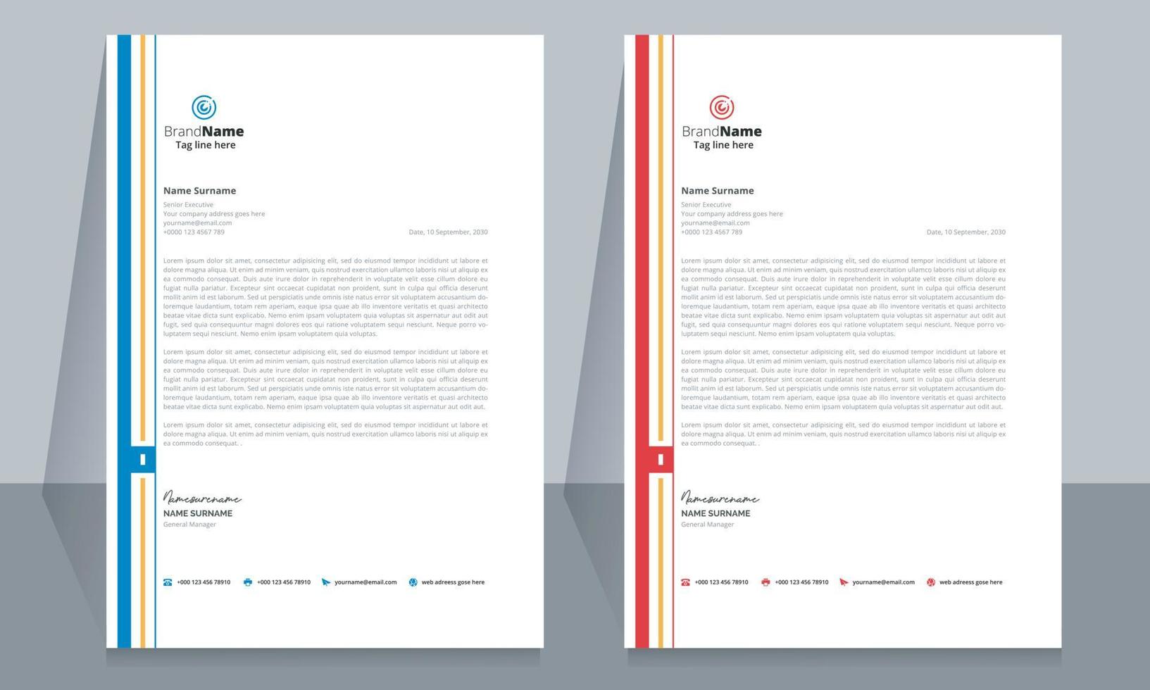 Detail Company Letterhead Template Doc Nomer 46