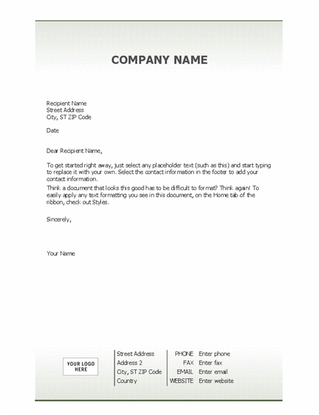 Detail Company Letterhead Template Doc Nomer 9