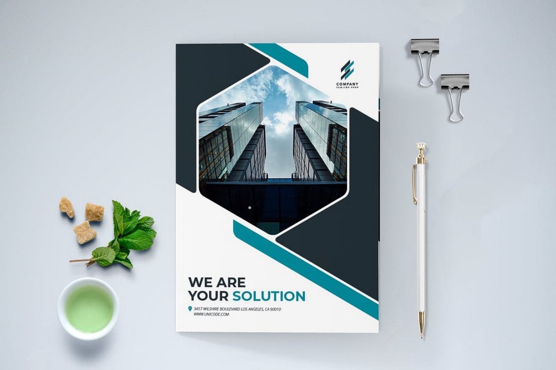 Detail Company Product Brochure Template Nomer 23