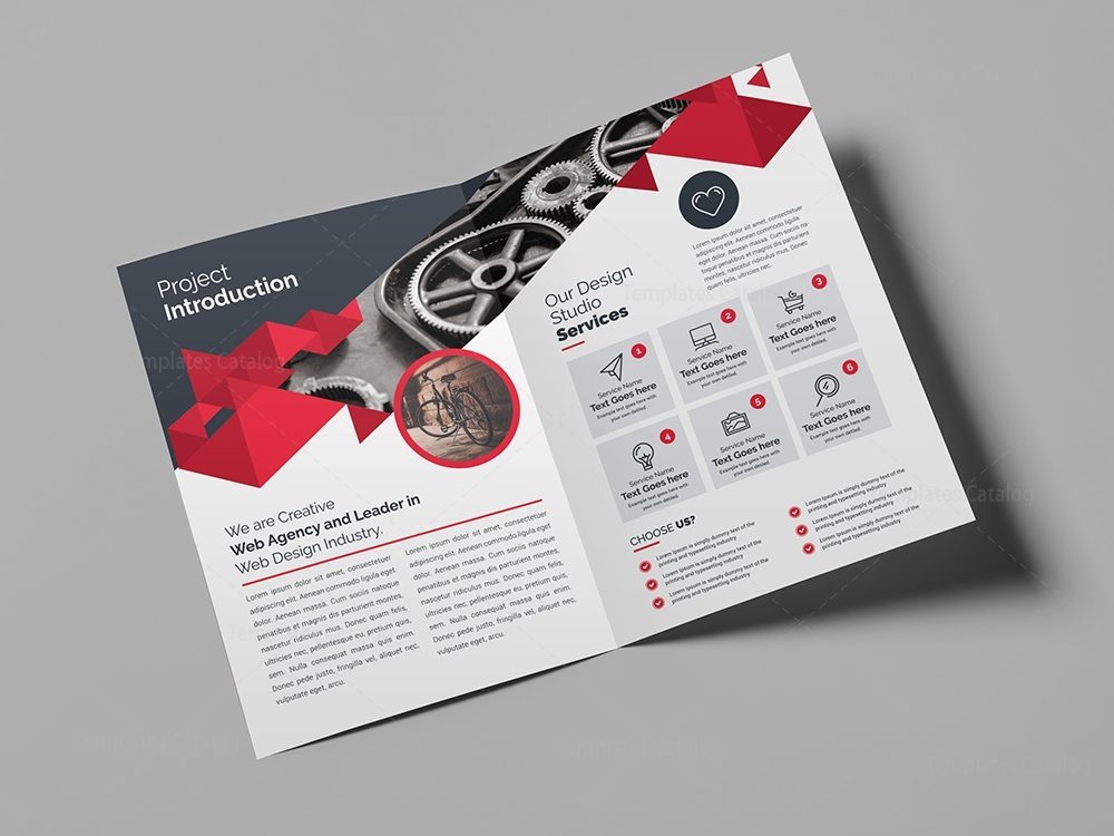 Detail Company Product Brochure Template Nomer 34