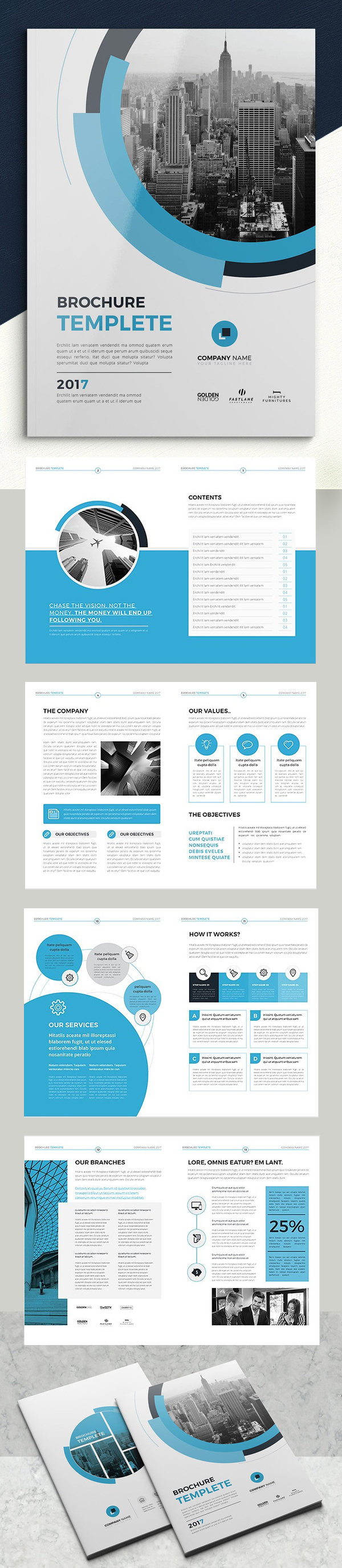 Detail Company Product Brochure Template Nomer 6