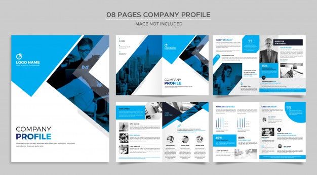 Detail Company Profile Design Template Psd Nomer 14