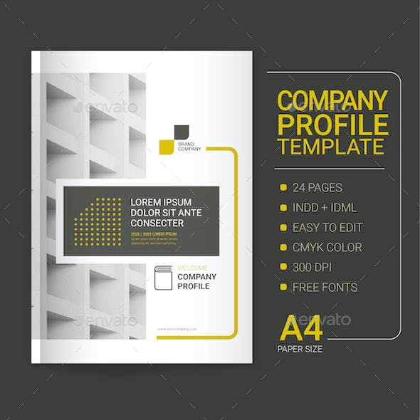 Detail Company Profile Flyer Template Nomer 31