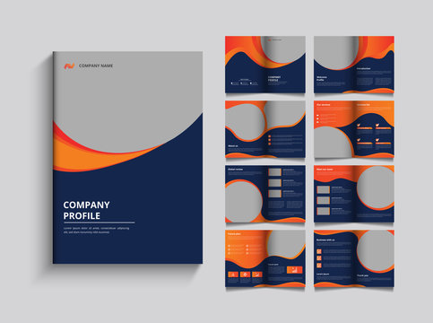 Detail Company Profile Flyer Template Nomer 35