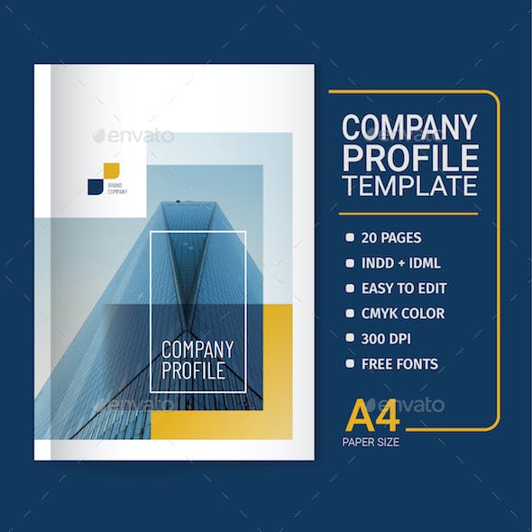 Detail Company Profile Flyer Template Nomer 43