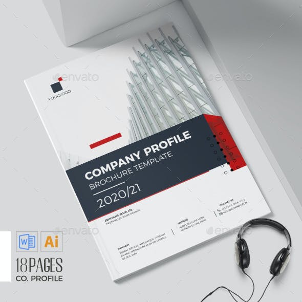 Detail Company Profile Flyer Template Nomer 53
