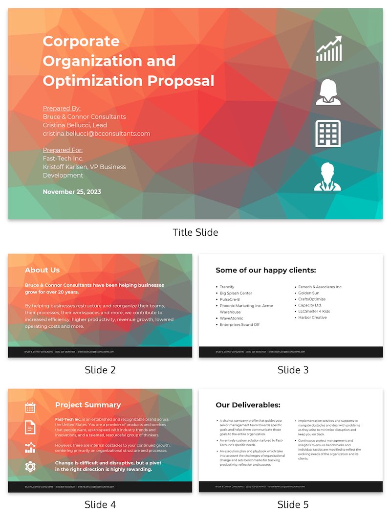 Detail Company Profile Proposal Template Nomer 40