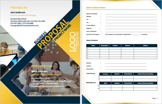 Detail Company Profile Proposal Template Nomer 42