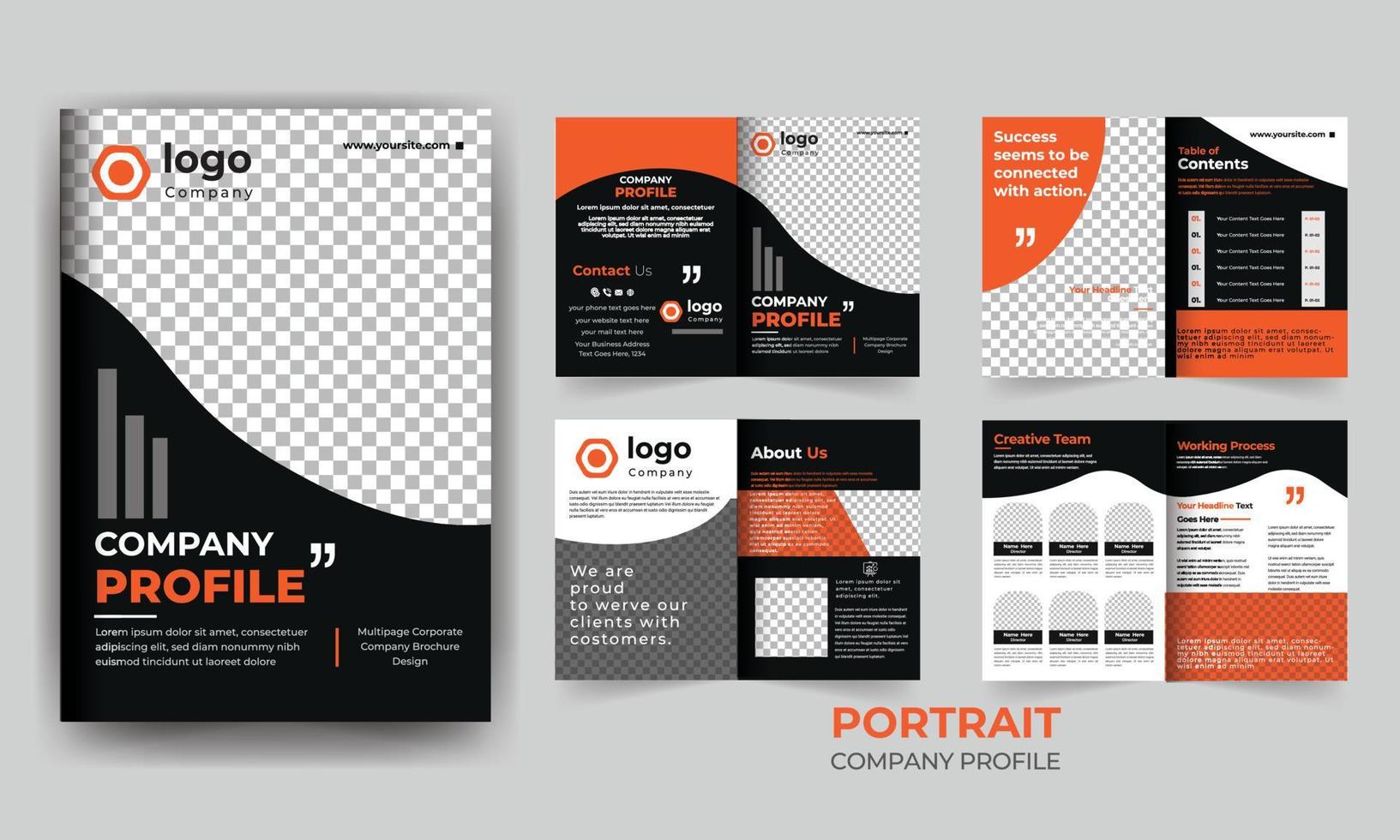 Detail Company Profile Template Editable Nomer 46