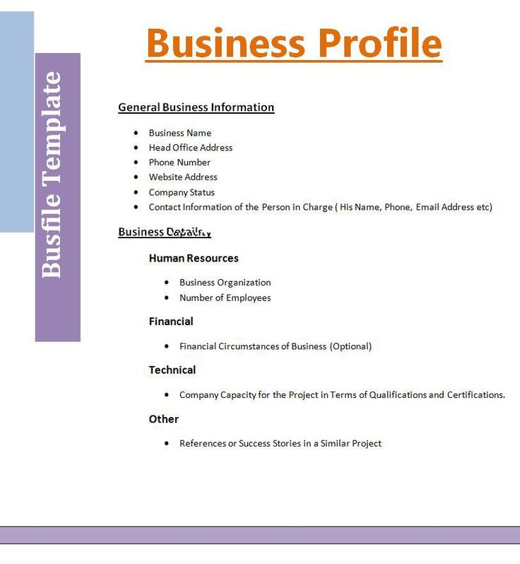 Detail Company Profile Template Example Nomer 18