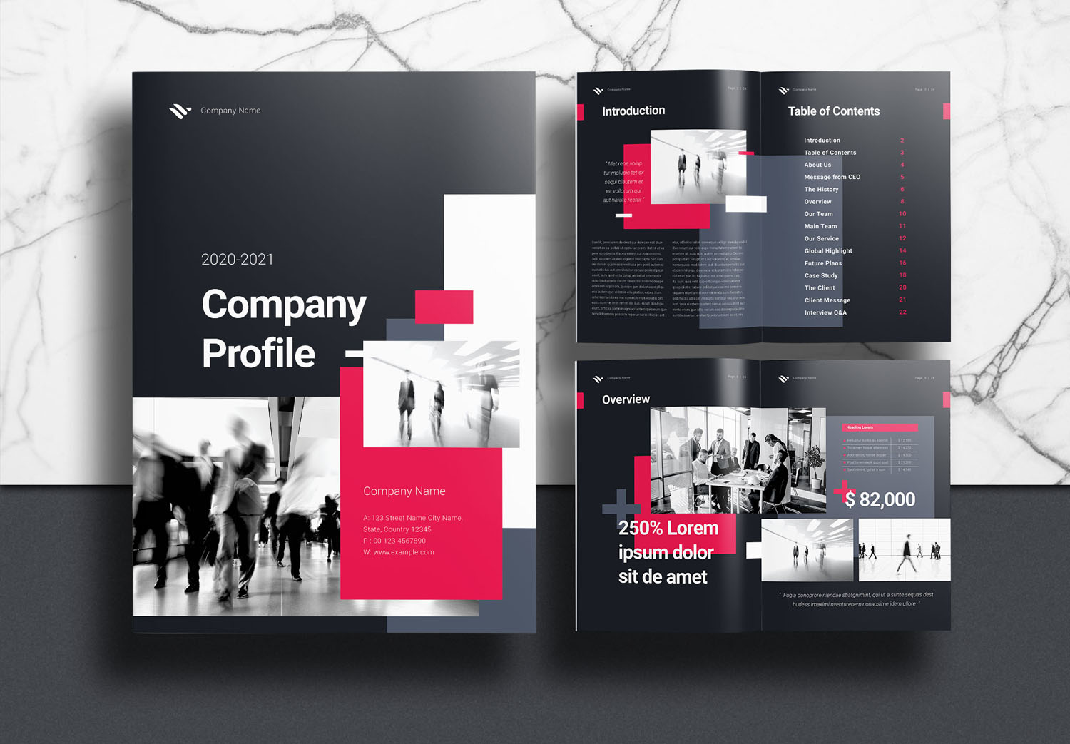 Detail Company Profile Template Example Nomer 5