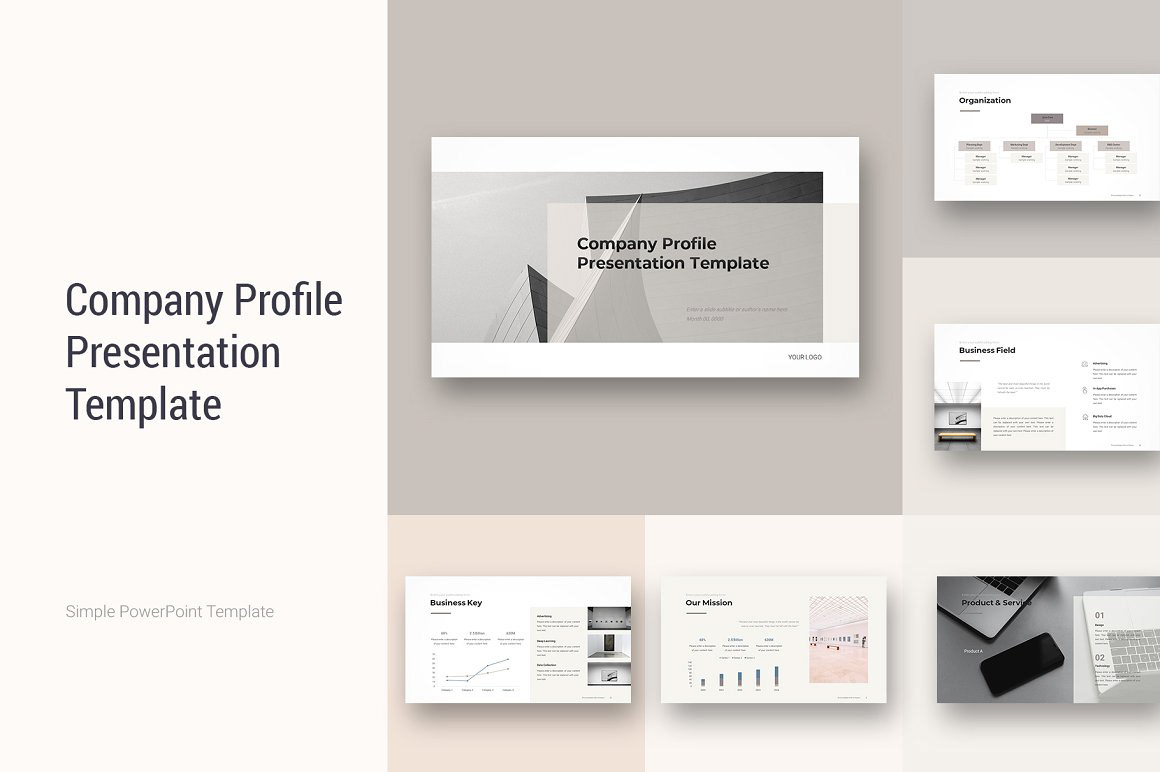 Detail Company Profile Template Powerpoint Nomer 8