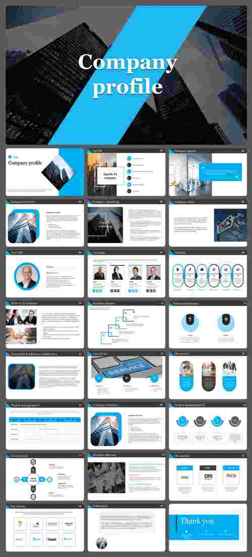 Detail Company Profile Template Powerpoint Nomer 25