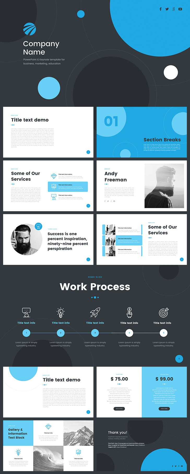 Detail Company Profile Template Powerpoint Nomer 29