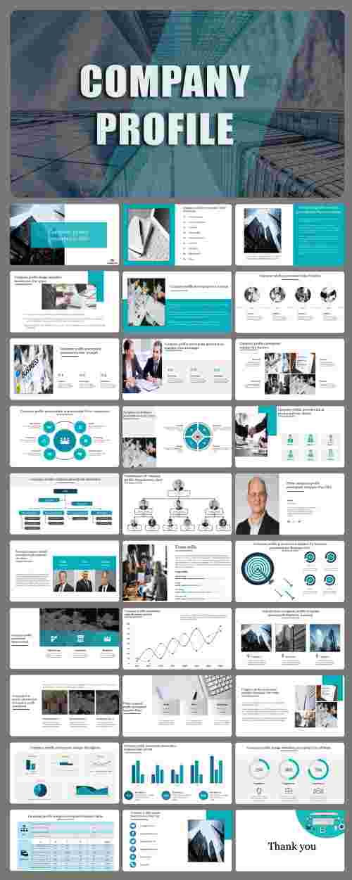 Detail Company Profile Template Powerpoint Nomer 36