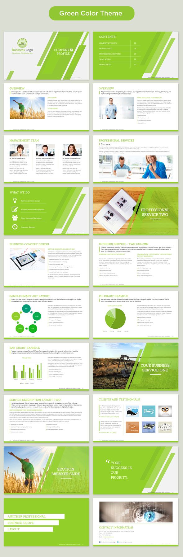 Detail Company Profile Template Ppt Nomer 50