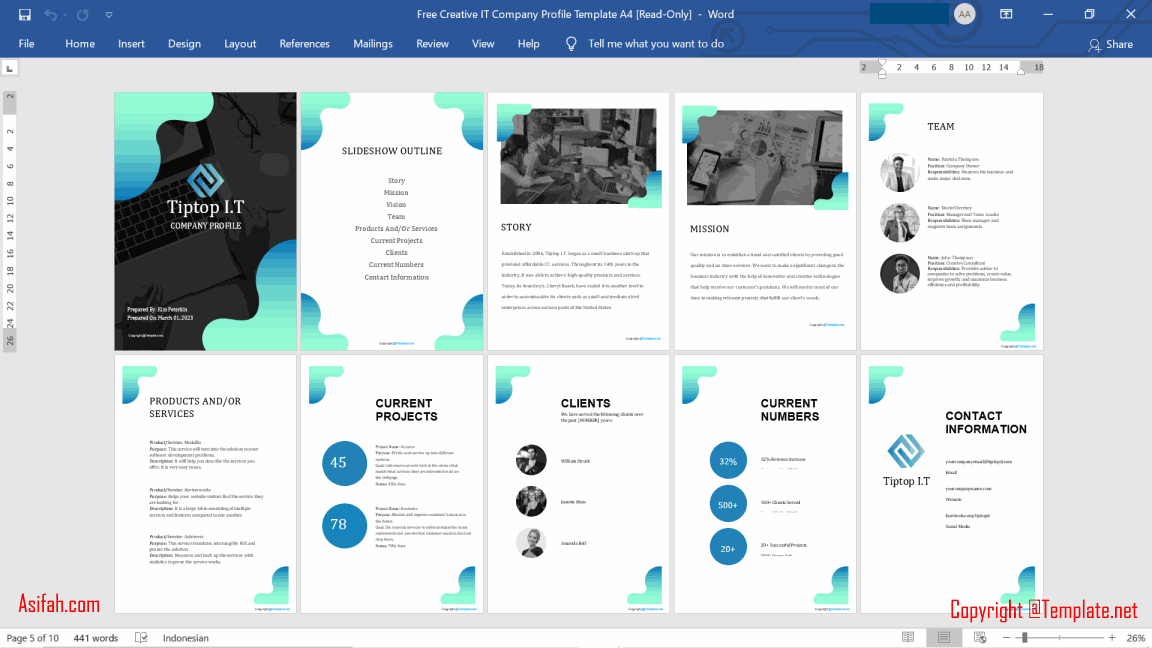 Detail Company Profile Template Word Nomer 52