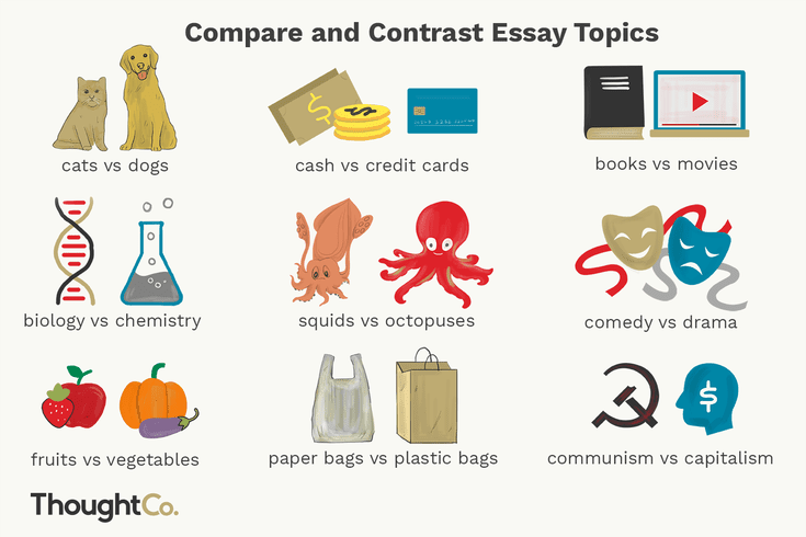 Detail Comparative Essay Template Nomer 28