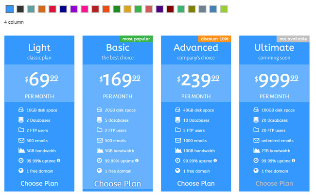 Detail Comparison Html Template Nomer 10