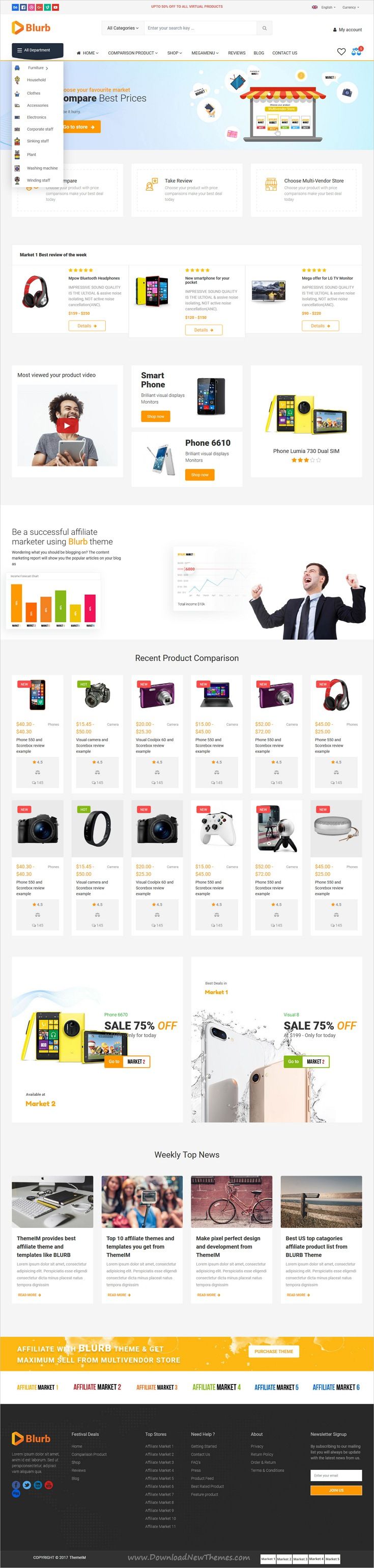 Detail Comparison Html Template Nomer 14