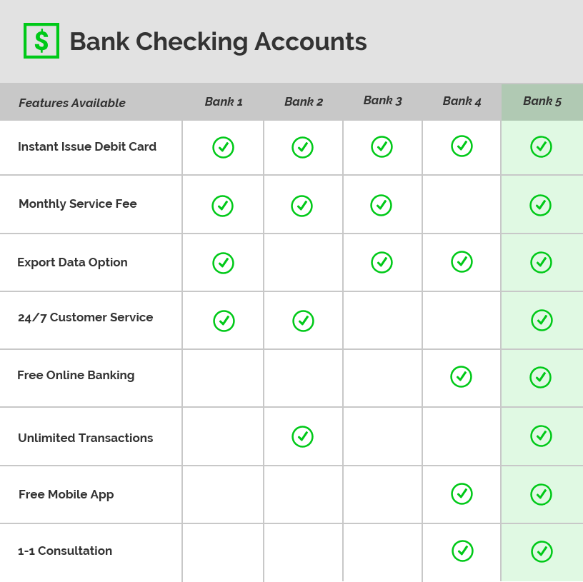 Detail Comparison Matrix Template Nomer 16